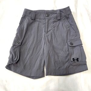 Under Armour YS Gray Cargo Shorts